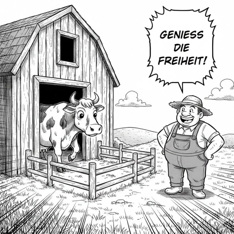 Die „Völlige Freiheit“-Fassade: Ein Theaterstück in drei Akten