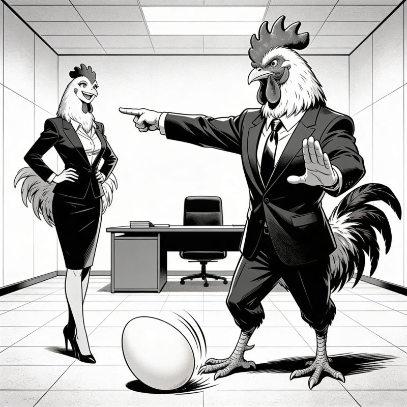 Das berufliche Huhn-Ei-Drama